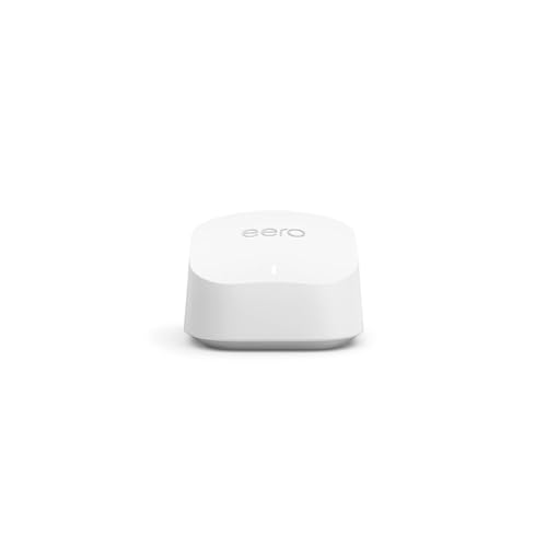 Amazon eero 6+ mesh wifi router (newest model) - Say goodbye to wifi dead spots, Coverage up to 4,500 sq. ft., Connect 75+ devices, 3-pack