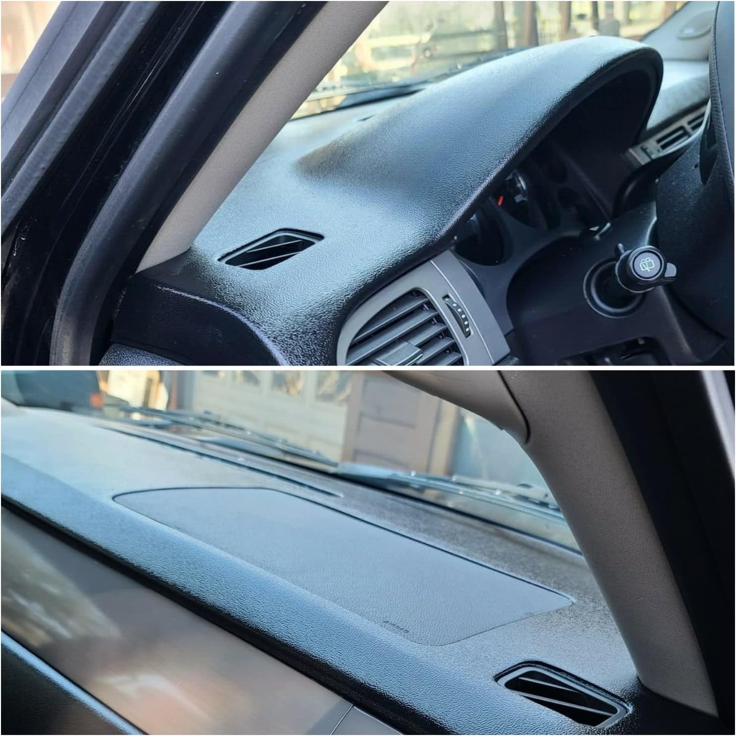 ECOTRIC Dash Board Cover Cap Black Compatible with 2007-2014 Avalanche Suburban Tahoe Yukon Molded Dash Panel Overlay W/O Dash Speaker