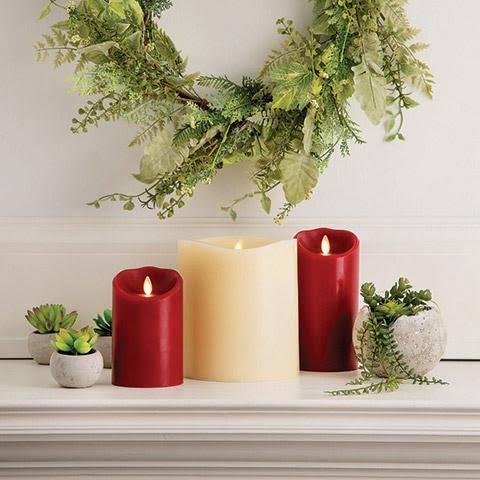 Luminara Flameless Candle - Large Ivory 6 x 6x22