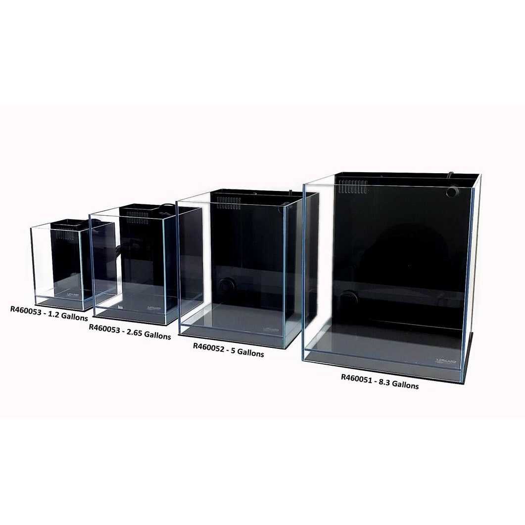 Lifegard Aquatics Ultra Low Iron Glass Aquarium with Filter - Pet Supplies online store