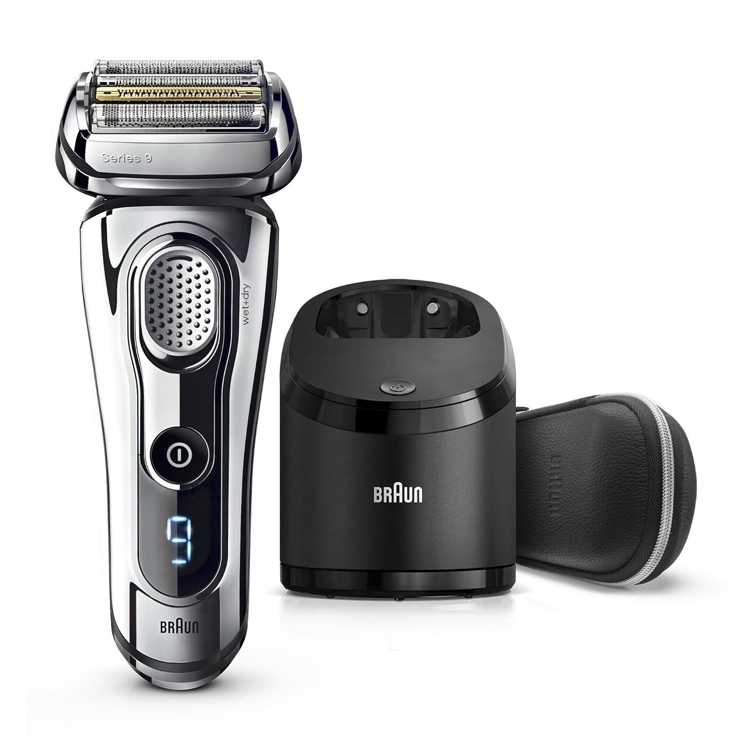 Braun Electric Razor for Men, Series 9 9296CC Electric Shaver With Precision Trimmer, Rechargeable, Wet & Dry Foil Shaver