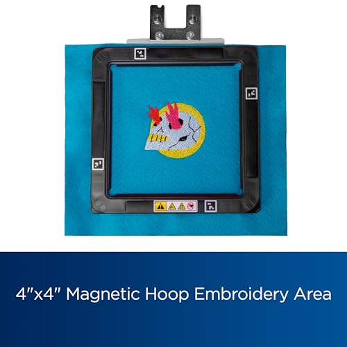 Brother Skitch Single-Needle Embroidery Machine powered by the required Artspira mobile app, 4” x 4” Embroidery Area, Bluetooth Connected
