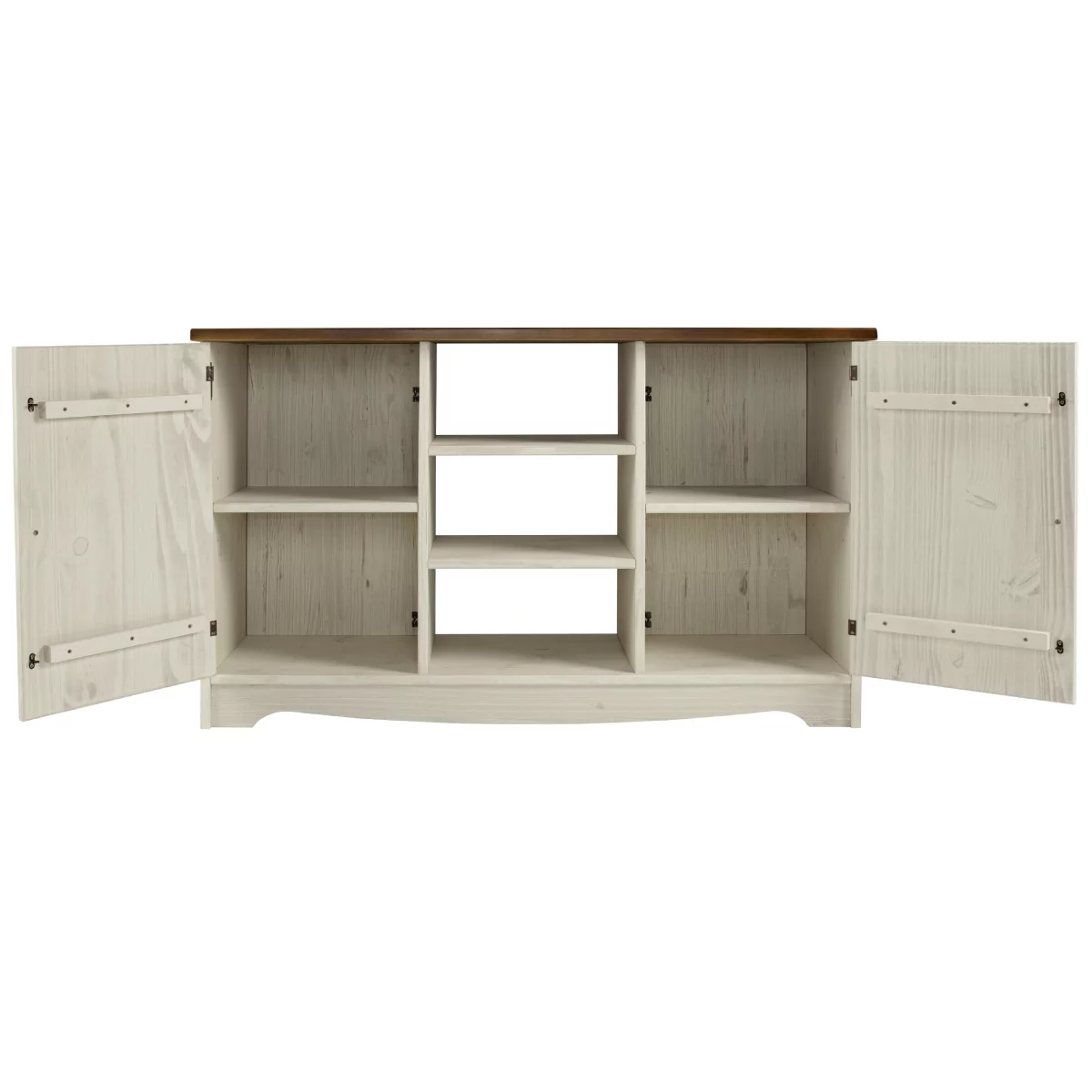 Wood Buffet Sideboard White Distressed | Furniture Dash CADB920