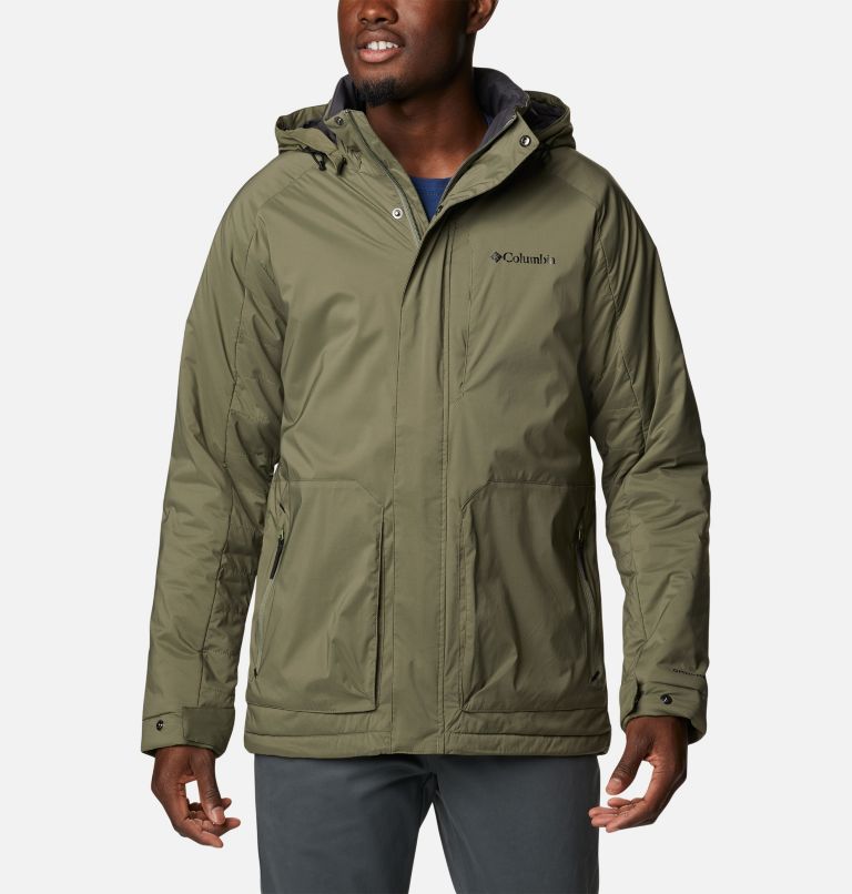 Black Men's Dawn Watch Insulated Jacket | MAJCDL-384