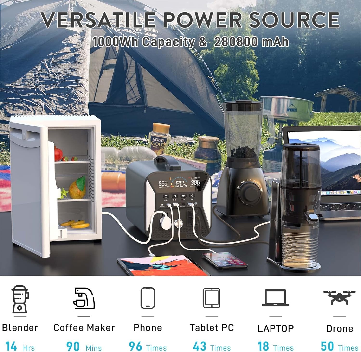 Portable Power Station 1000W