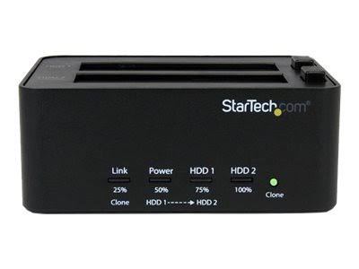 Startech USB 3.0 SATA Hard Drive Duplicator u0026 Eraser Dock SATDOCK2REU3