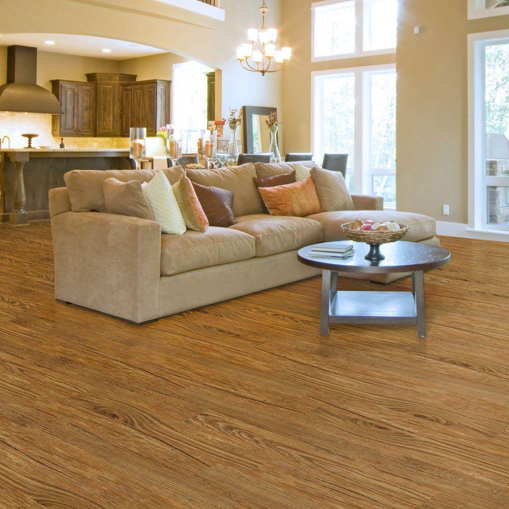 Allure 6x22 x 36x22 Country Pine Resilient Vinyl Plank Flooring - 24 Sq. ft. TrafficMaster