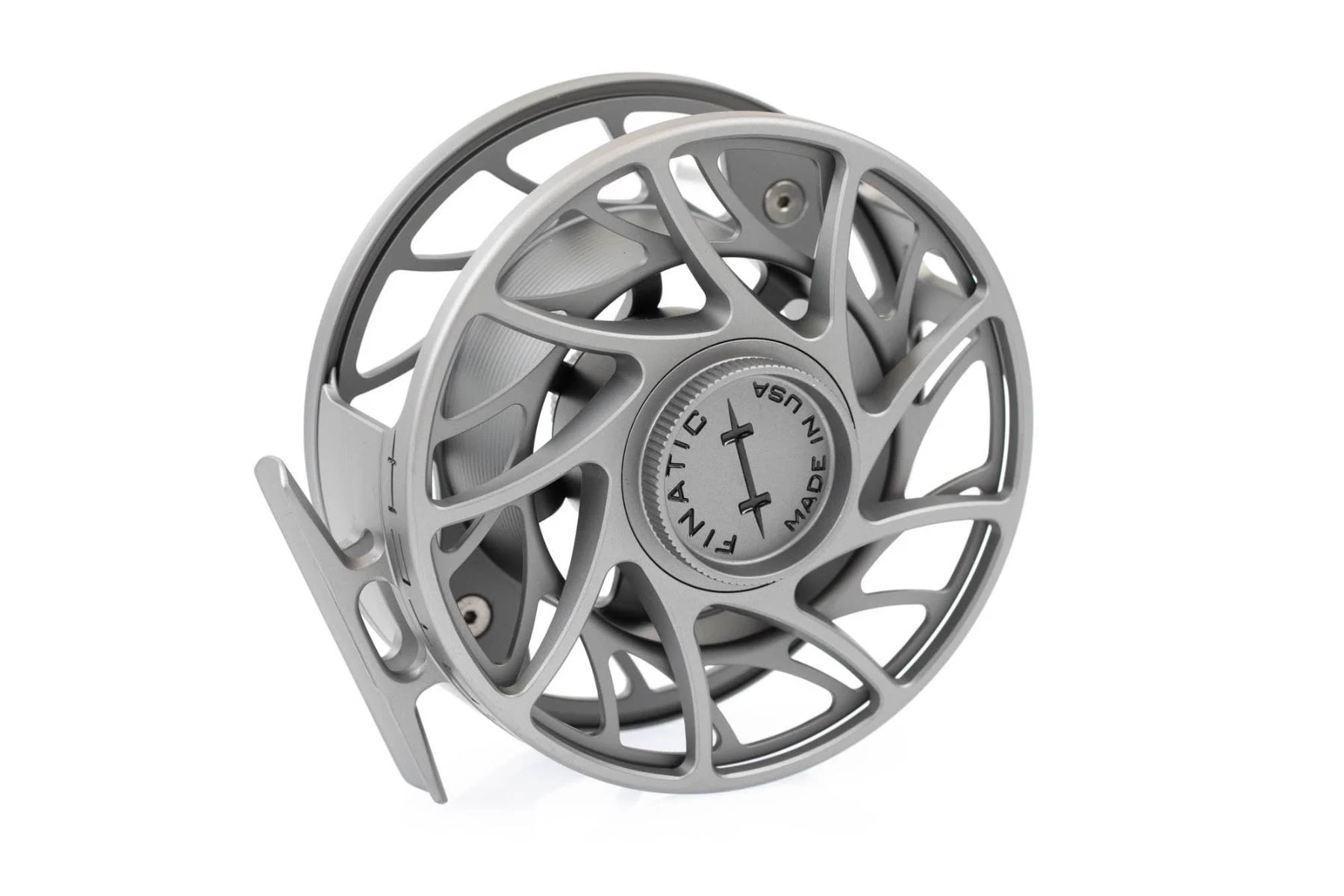 Hatch Gen 2 Finatic 3 Plus Fly Reel, Gray/Black, Large Arbor