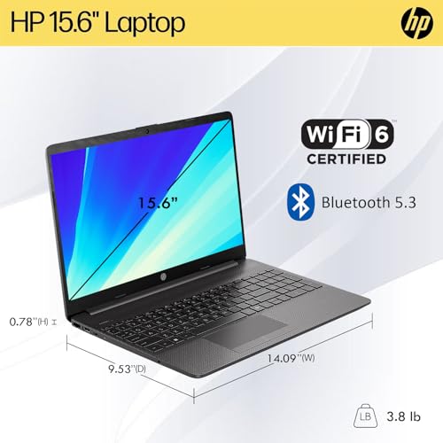 HP 250 G10 15.6" FHD Business Laptop, Backlit Keyboard, Microsoft Office 365, Intel Core i3-1315U (6 cores, Up to 4.5GHz), 16GB RAM, 1TB SSD, USB-C