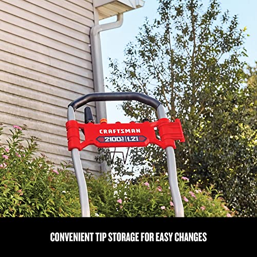 CRAFTSMAN Electric Pressure Washer, Cold Water, 2100-PSI, 1.2 GPM, Corded (CMEPW2100)