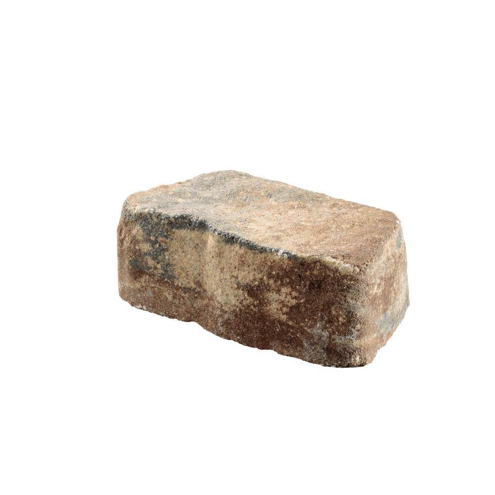 Oldcastle Mini Beltis 3 in. H x 8 in. W x 4 in. D Oak Run Concrete Retaining Wall Block Pallet (378-Piece/Pallet)