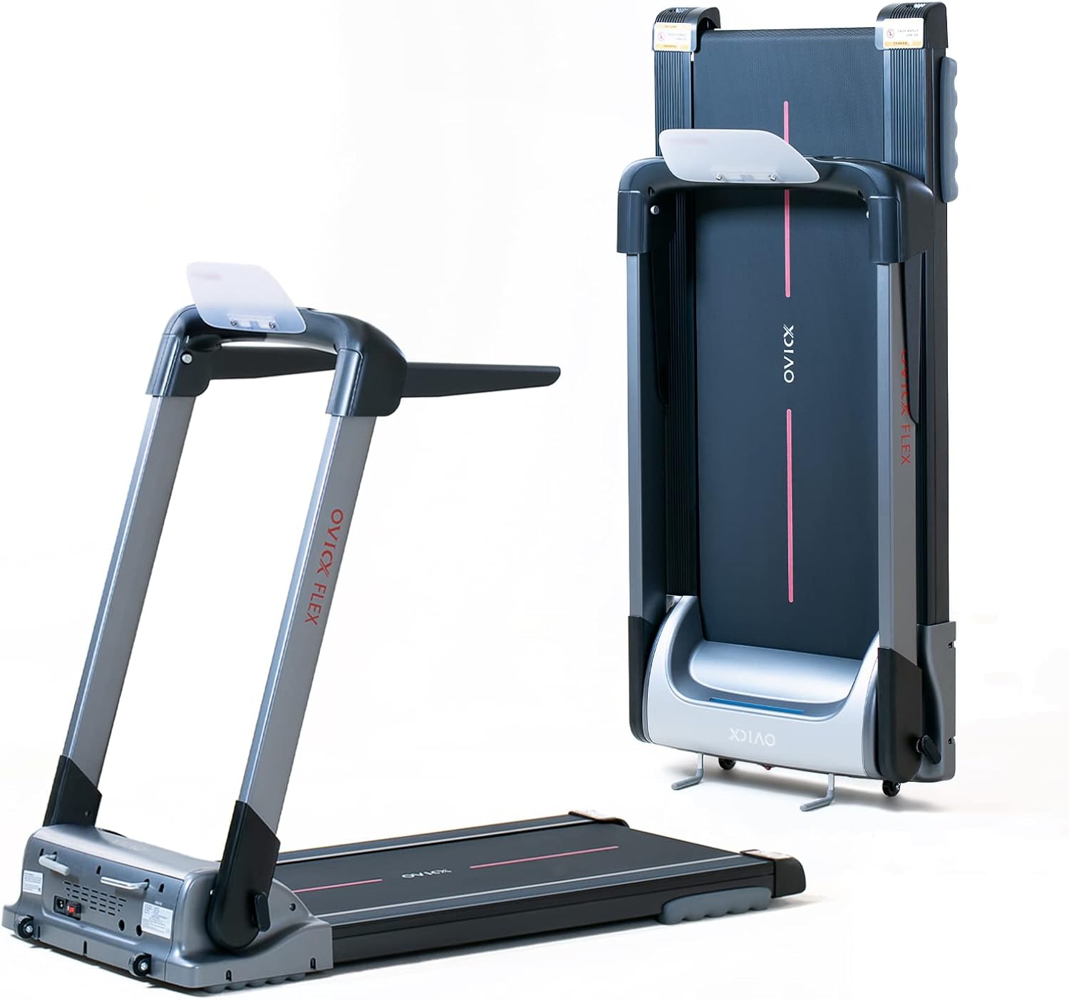 OVICX Folding Treadmills for Home - Portable Foldable Compact Small Thin Electric Fold Up Lightweight Treadmill for Space Saver Apartment