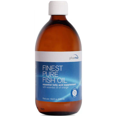 Pharmax Finest Pure Fish Oil with essential oil of Orange 16.9 oz. - Kansas Nuitrition - HNZSDS