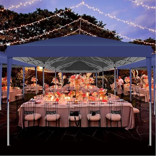 COBIZI 10x10 Pop up Canopy Tent Protable Canopy Tent with 4 Sidewalls Waterproof Commercial Instant Shelter for Parties, Wedding