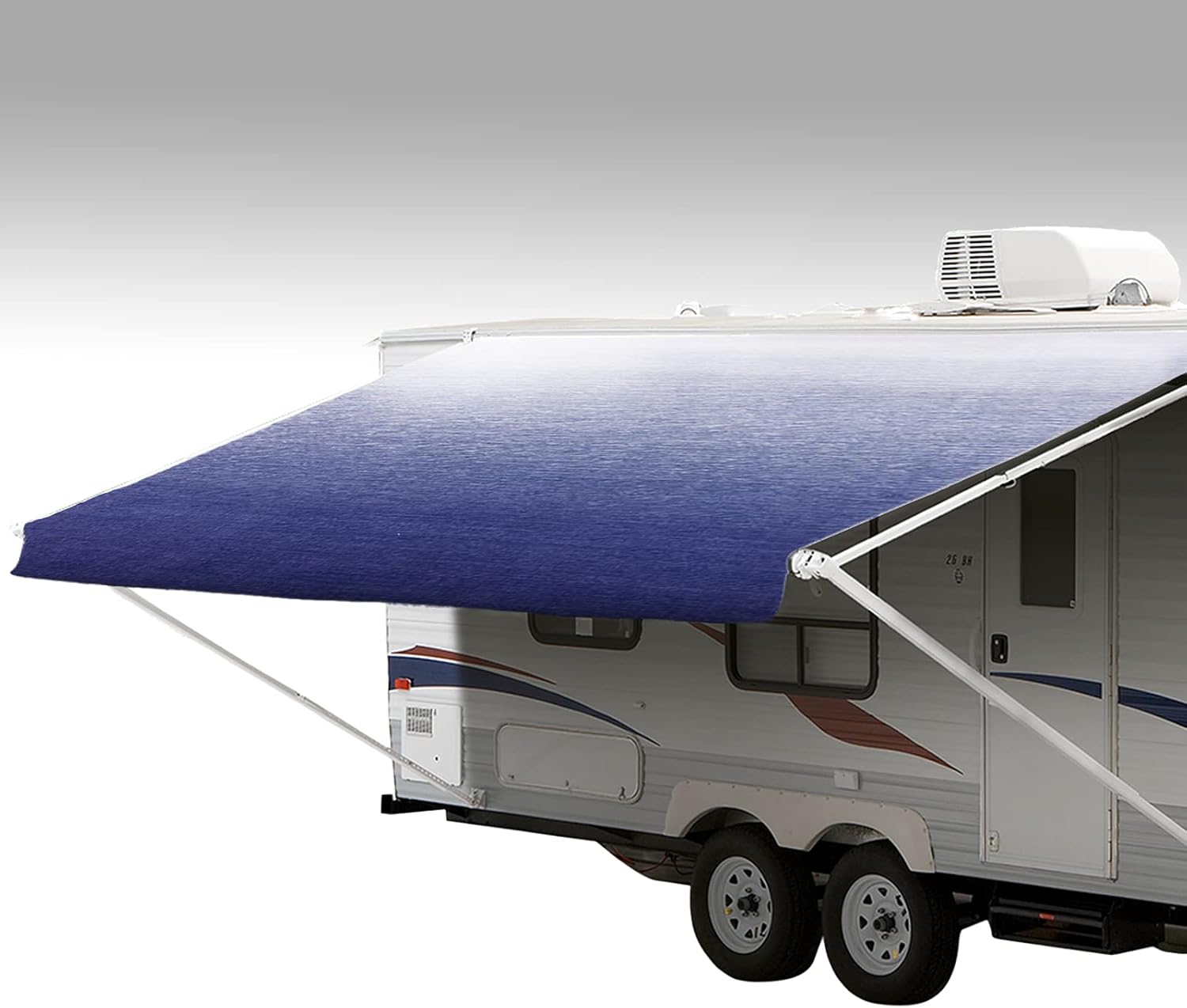 ShadePro - RV Awning Fabric Replacement - Premium Grade Weatherproof Vinyl - Universal Outdoor Canopy for Camper, Trailer, and Motorhome Awnings
