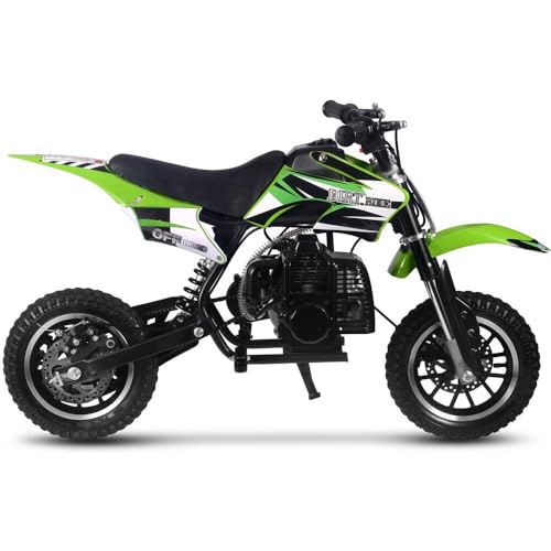 MotoTec DB-01 50cc 2-Stroke Kids Gas Dirt Bike Blue