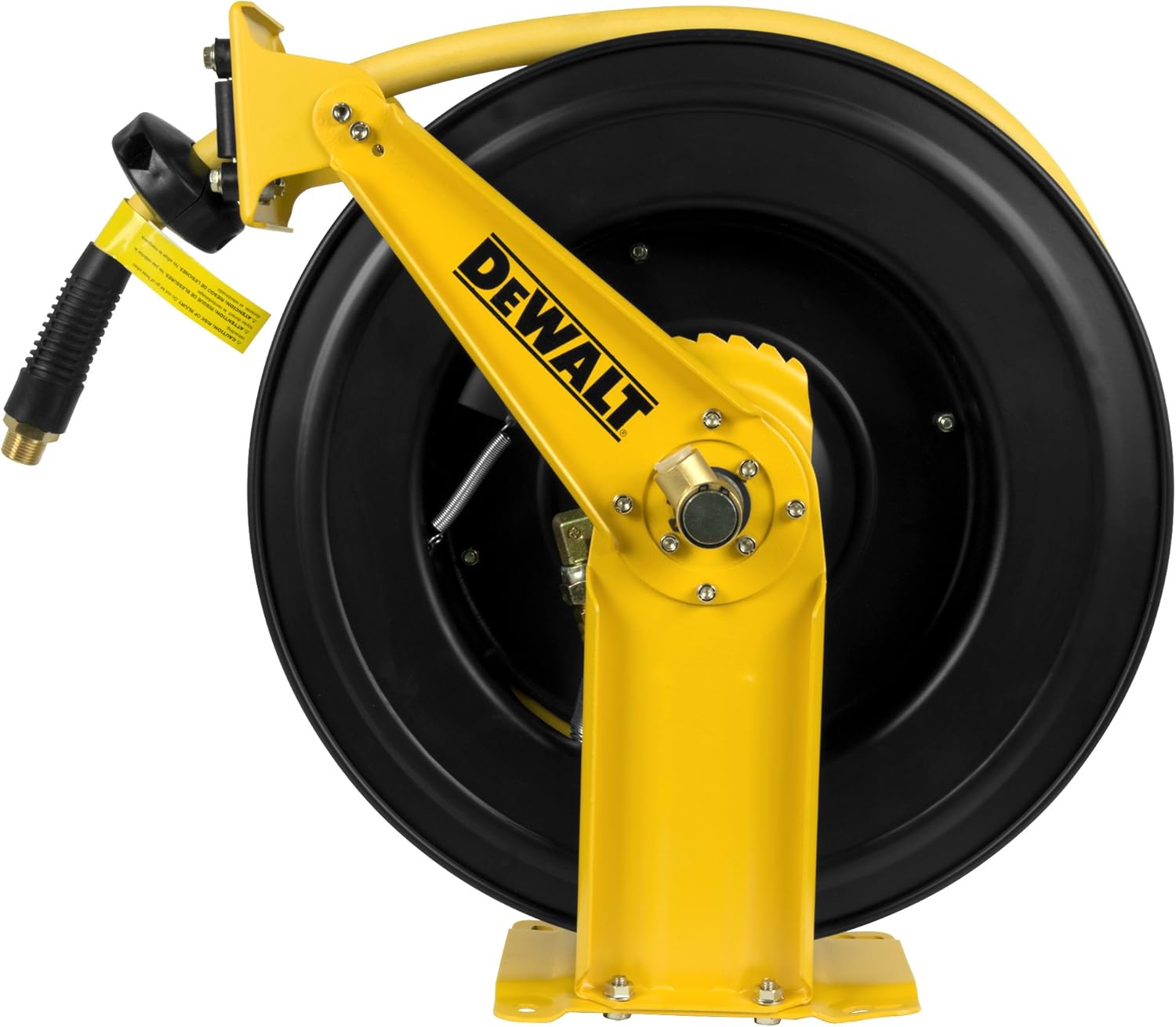 DEWALT DXCM024-0344 Double Arm Hose Reel with 1/2" x 50' Premium Rubber Hose