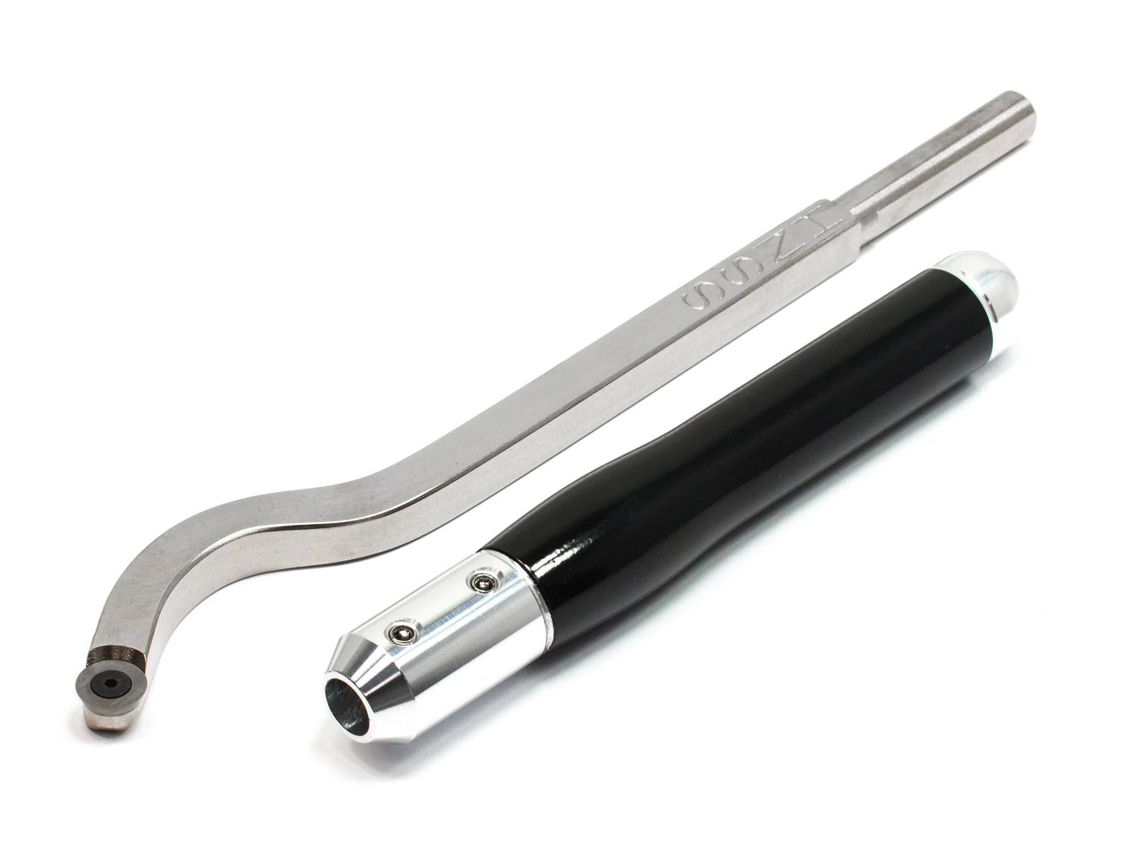 Simple Woodturning Tools - Swan Neck Hollower Carbide Lathe Tool with 9/16x22 Round