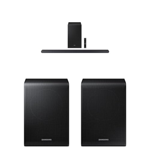 SAMSUNG HW-S50B/ZA 3.0ch All-in-One Soundbar w/Dolby 5.1, DTS Virtual:X, Q Symphony, Built in Center Speaker, Adaptive Sound Lite