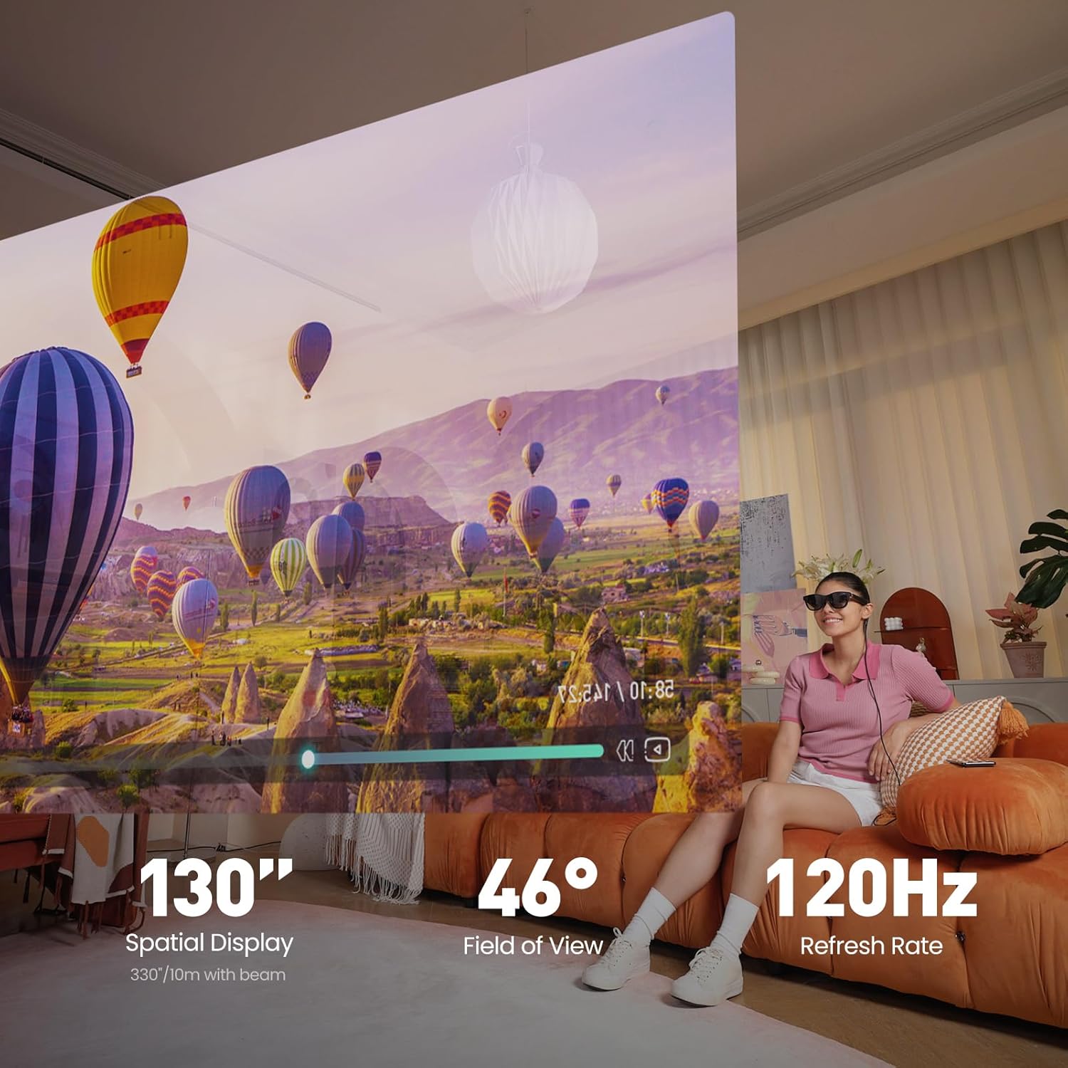 XREAL Air 2 Pro AR Glasses with Hub, The Ultimate Wearable Display with 3-level Electrochromic Dimming