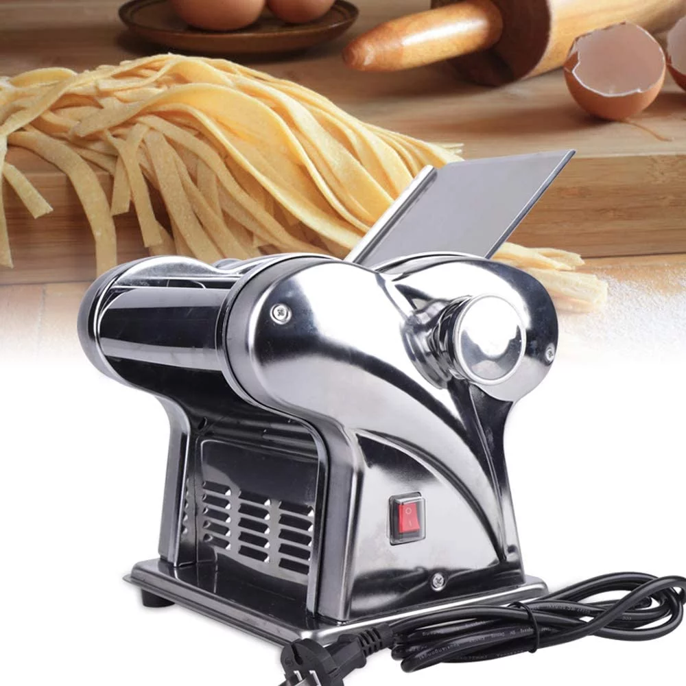 TFCFL Commercial Electric Pasta Machine 6 Speed Adjustable Thickness Setting