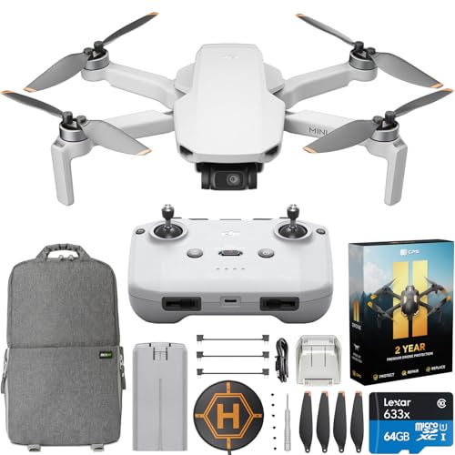 DJI Mini 2 SE Camera Drone Quadcopter with RC-N1 Remote Controller, QHD Video, 10km Transmission, Under 249g, Return to Home