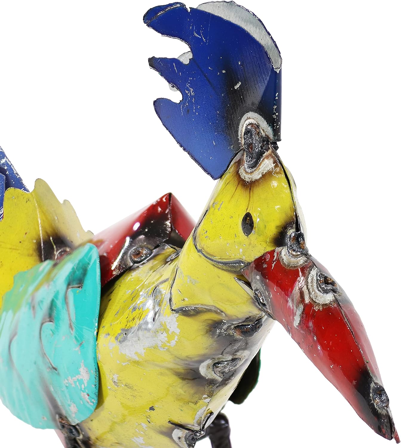 Sunnydaze Rustic Indoor/Outdoor Roadrunner Metal Art Statue - Hand-Painted Sculpture for Garden, Lawn, Landscape and Home