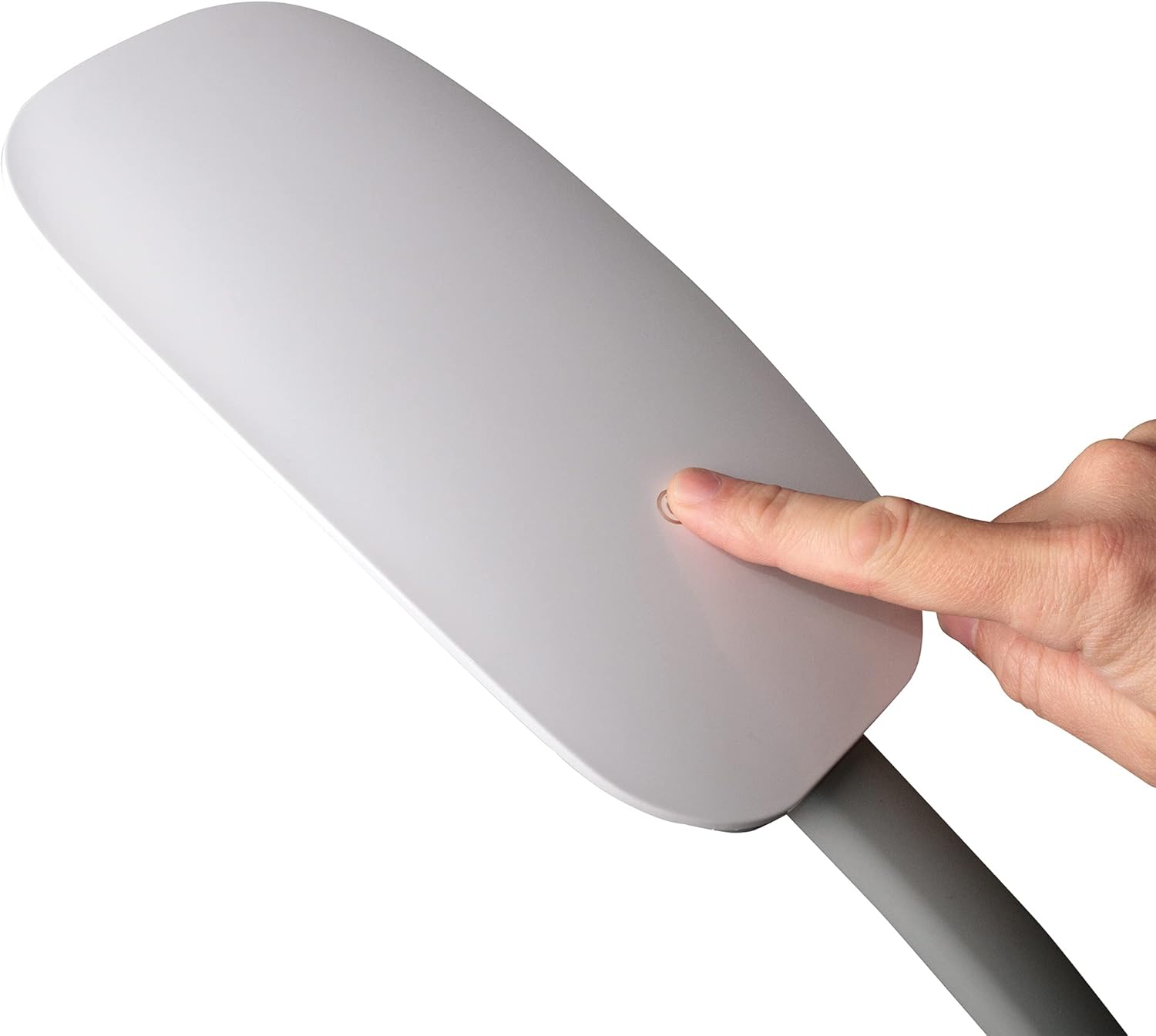 OttLite?Dimmable LED Floor Lamp with Magnifier �C Touch Sensitive Controls, 3 Brightness Levels, Adjustable Arm, Optical Grade Magnifier
