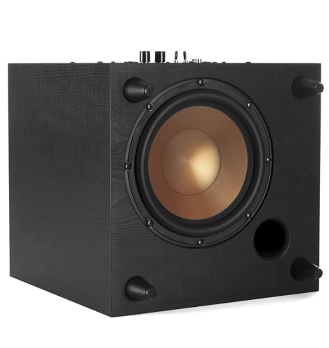 Klipsch R-80SWi 8-inch 150W Wireless Subwoofer with High Performance Driver for Deep Bass Black