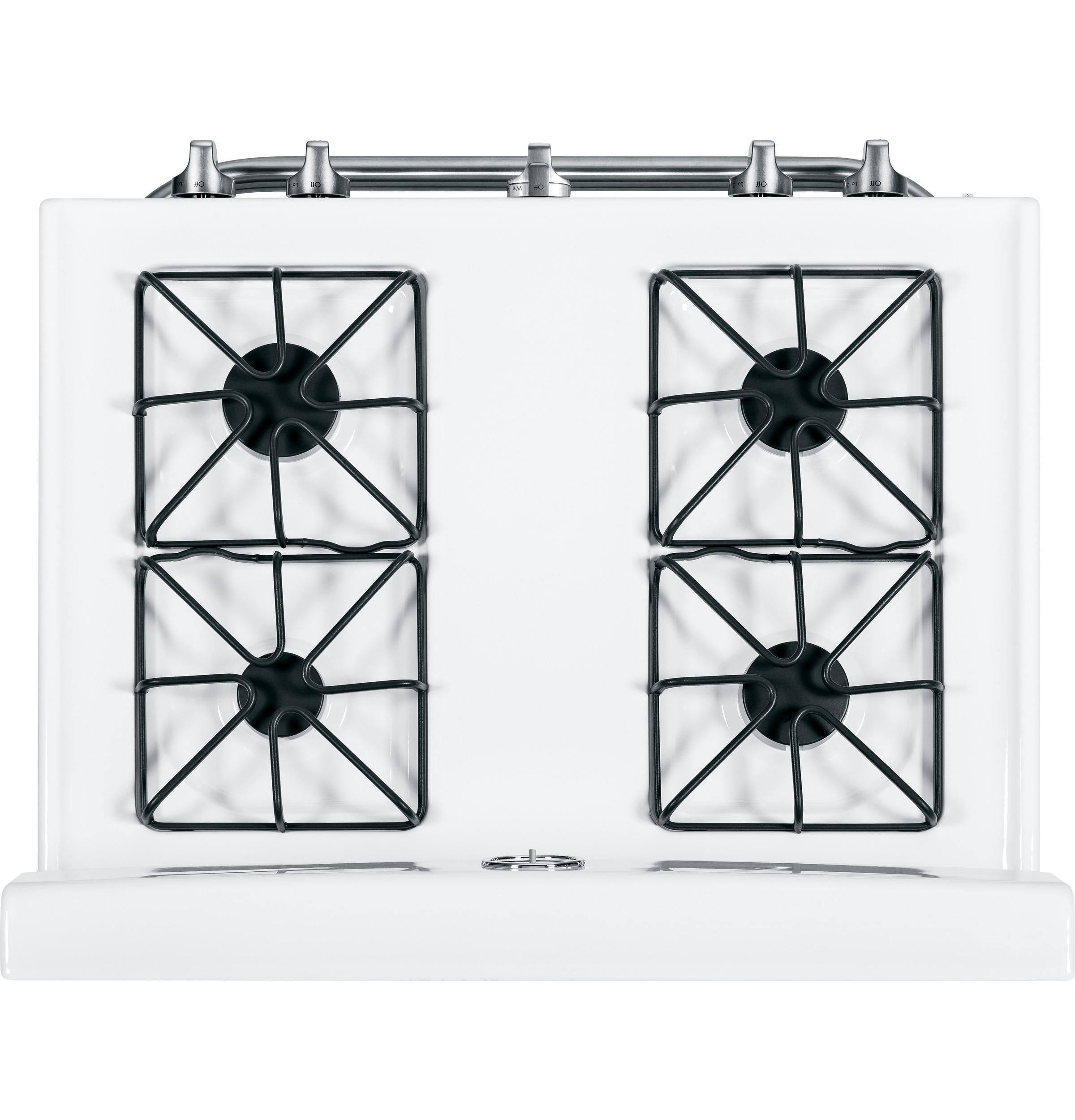 GE Artistry AGBS45DEFWS Gas Range with Broiler Drawer - Freestanding - 4.8 cu ft - White