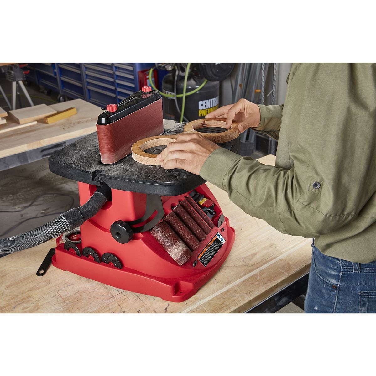 BAUER Oscillating Edge Belt and Spindle Sander