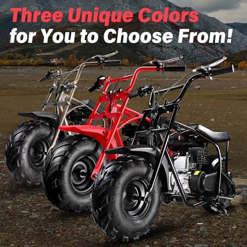 Oryxearth Mini Dirt Bike for Kids, 105CC 4-Stroke Kid Gas Powered Off-Road Pocket Pit Trail Motorcycle W/EPA Approved