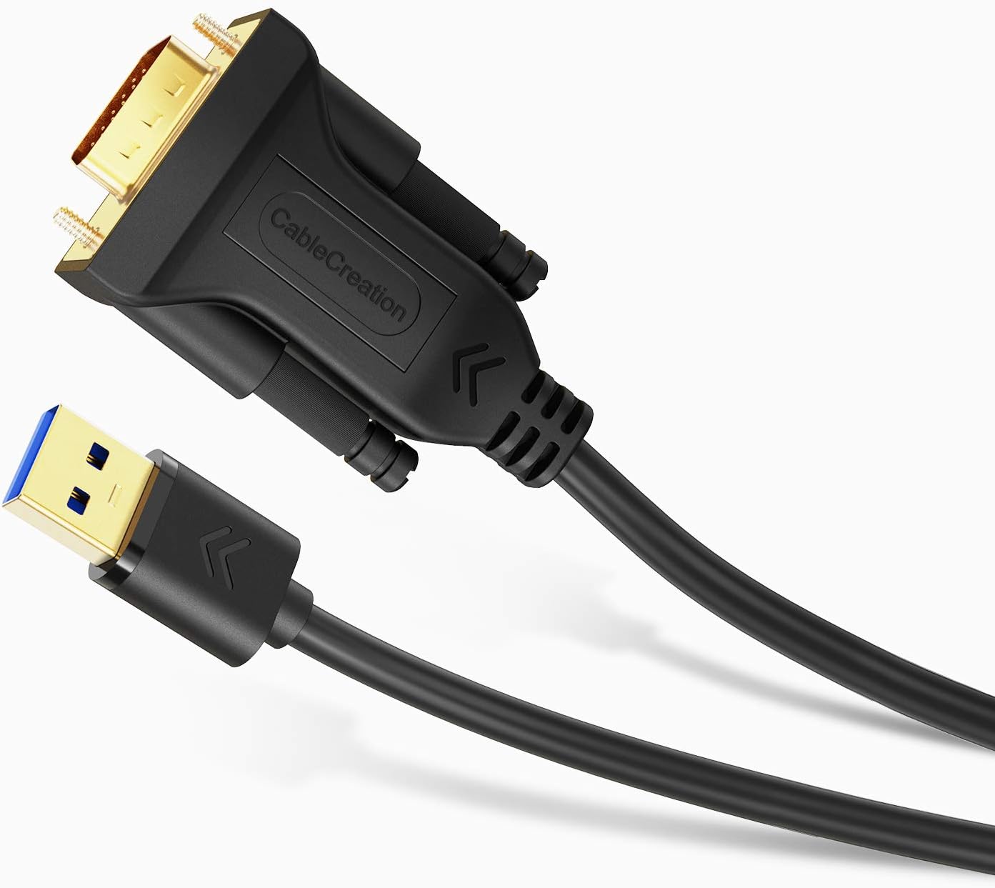 CableCreation USB 3.0 to VGA Cable 6 Feet, USB to VGA 15 Pin Adapter Cord 1080 P @ 60Hz