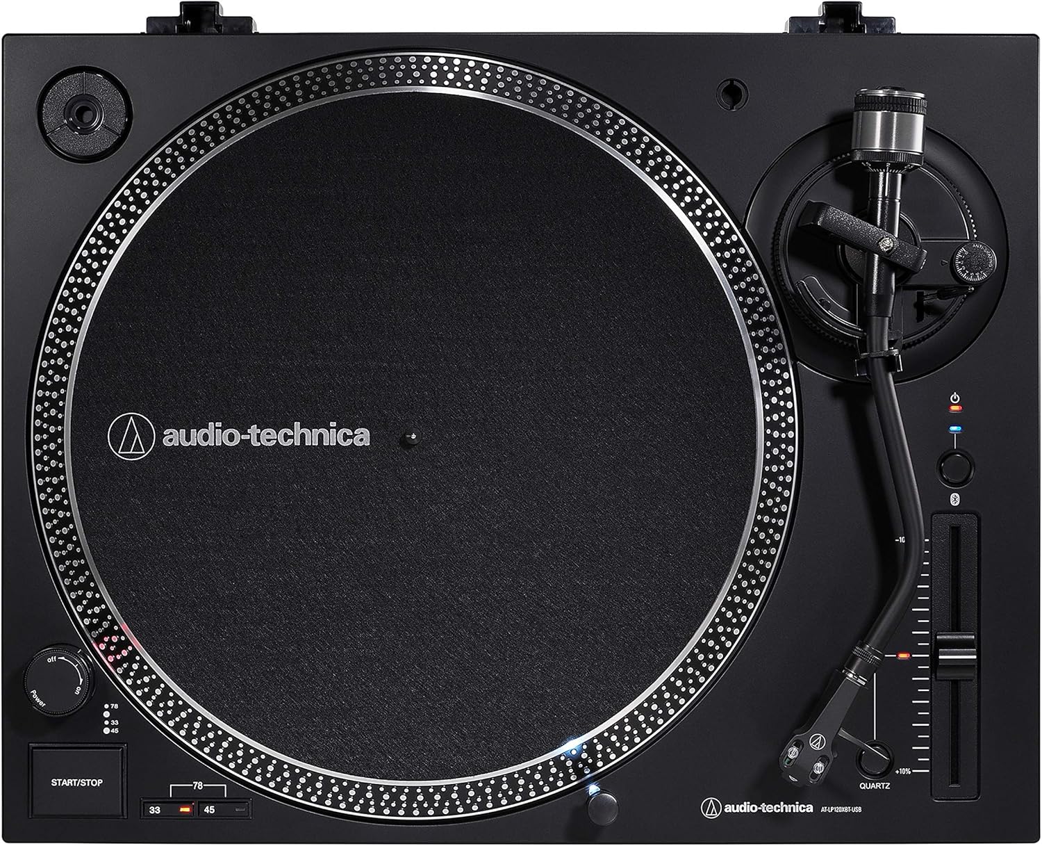 Audio-Technica AT-LP120XBT-USB-BK Wireless Direct-Drive Turntable, Black