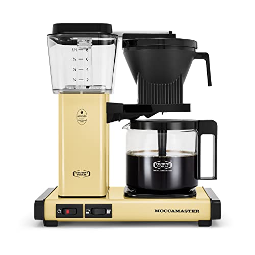Technivorm Moccamaster 53941 KBGV Select 10-Cup Coffee Maker, Polished Silver, 40 ounce, 1.25l
