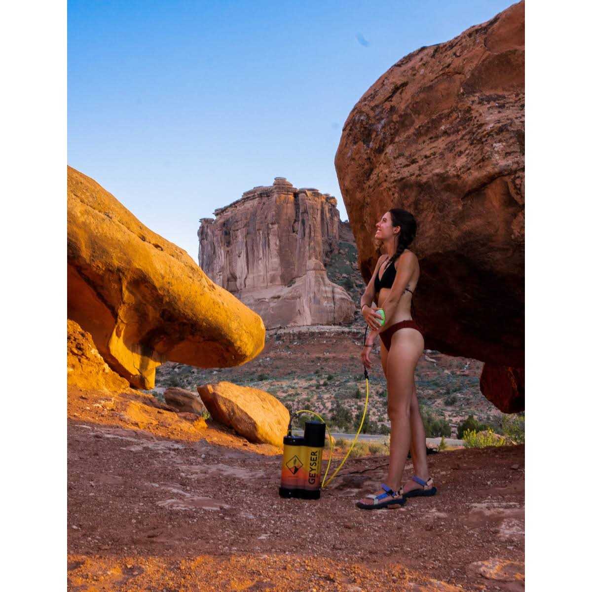 Geyser Portable Shower with Heater - Sports Supplies Online Store