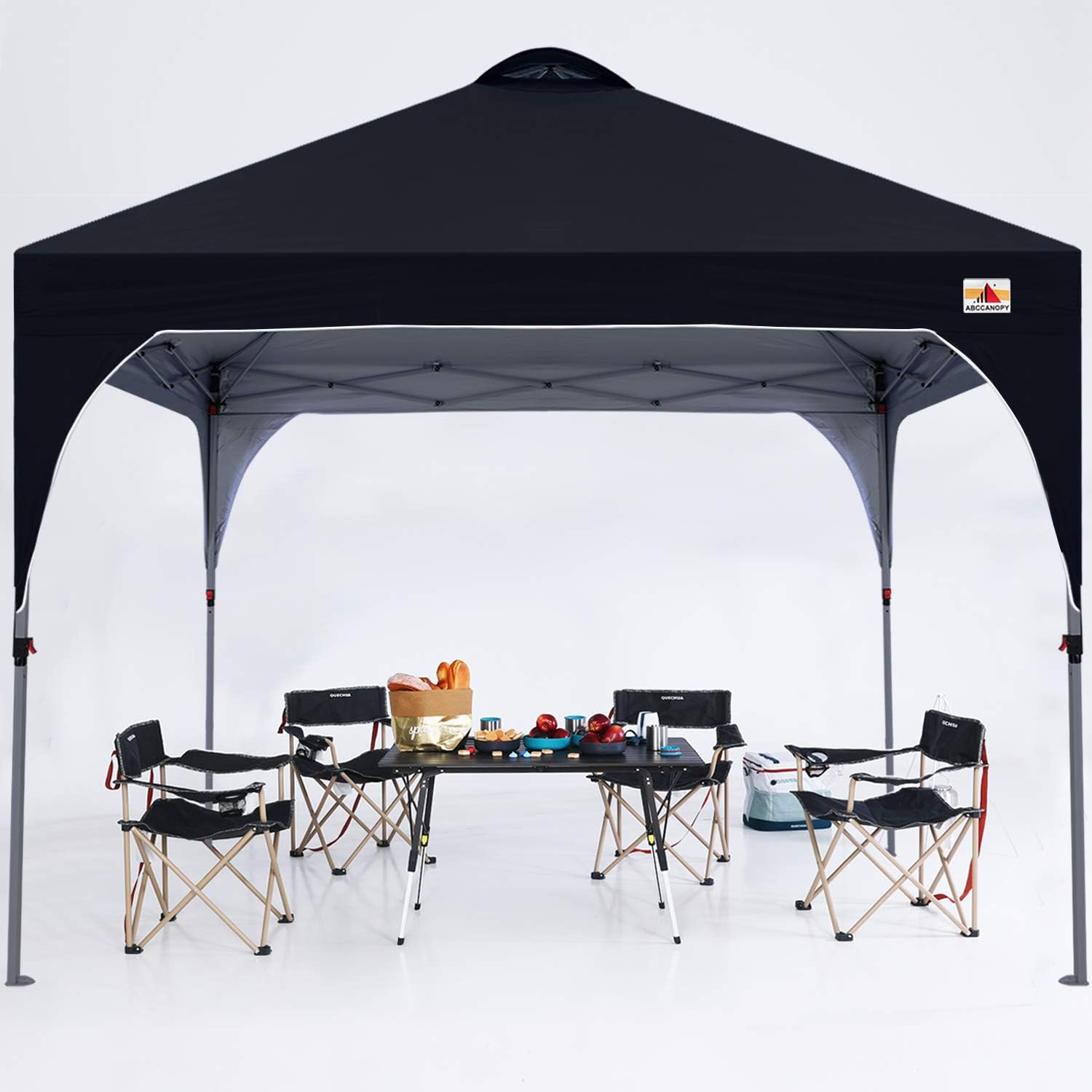 ABCCANOPY Outdoor Pop up Canopy Tent 10x10 Camping Sun Shelter-Series, White
