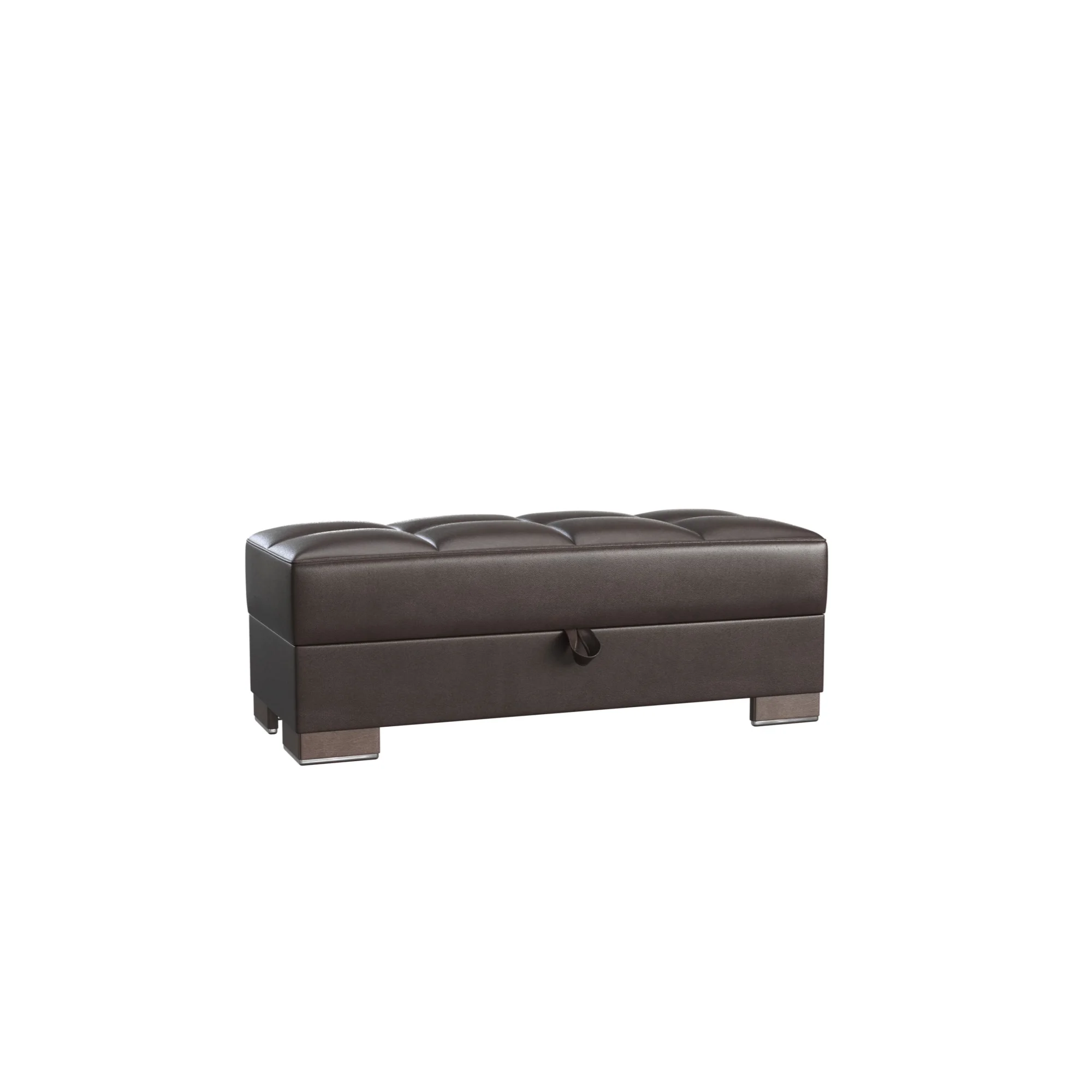 ARMADA X LOUNGE SECTIONAL OTTOMAN 316 BROWN PU