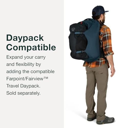 Osprey Farpoint 40L Men's Travel Backpack, Black