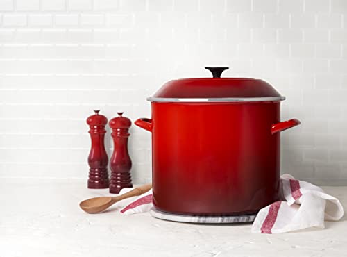 Le Creuset Enamel on Steel Stockpot, 10 qt., Olive