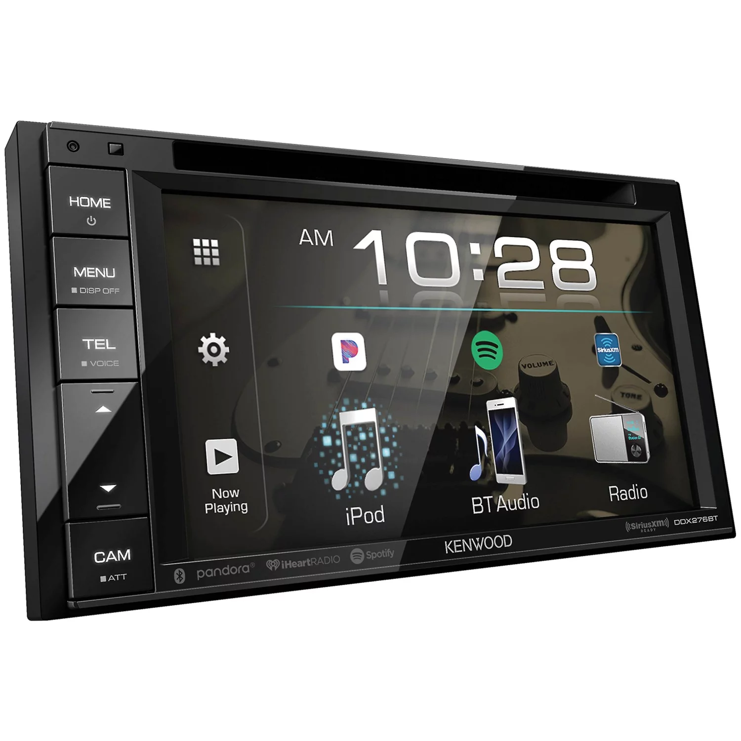 Kenwood DDX276BT 6.2" Double-DIN In-Dash DVD Receiver with Bluetooth and SiriusXM Ready