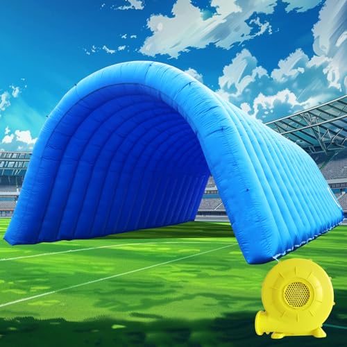 Inflatable Tunnel Sports Tunnel Entrance with Blower Football Tunnel Tent Entryway for Business Advertise Party Exhibition Promotion Street,Shop