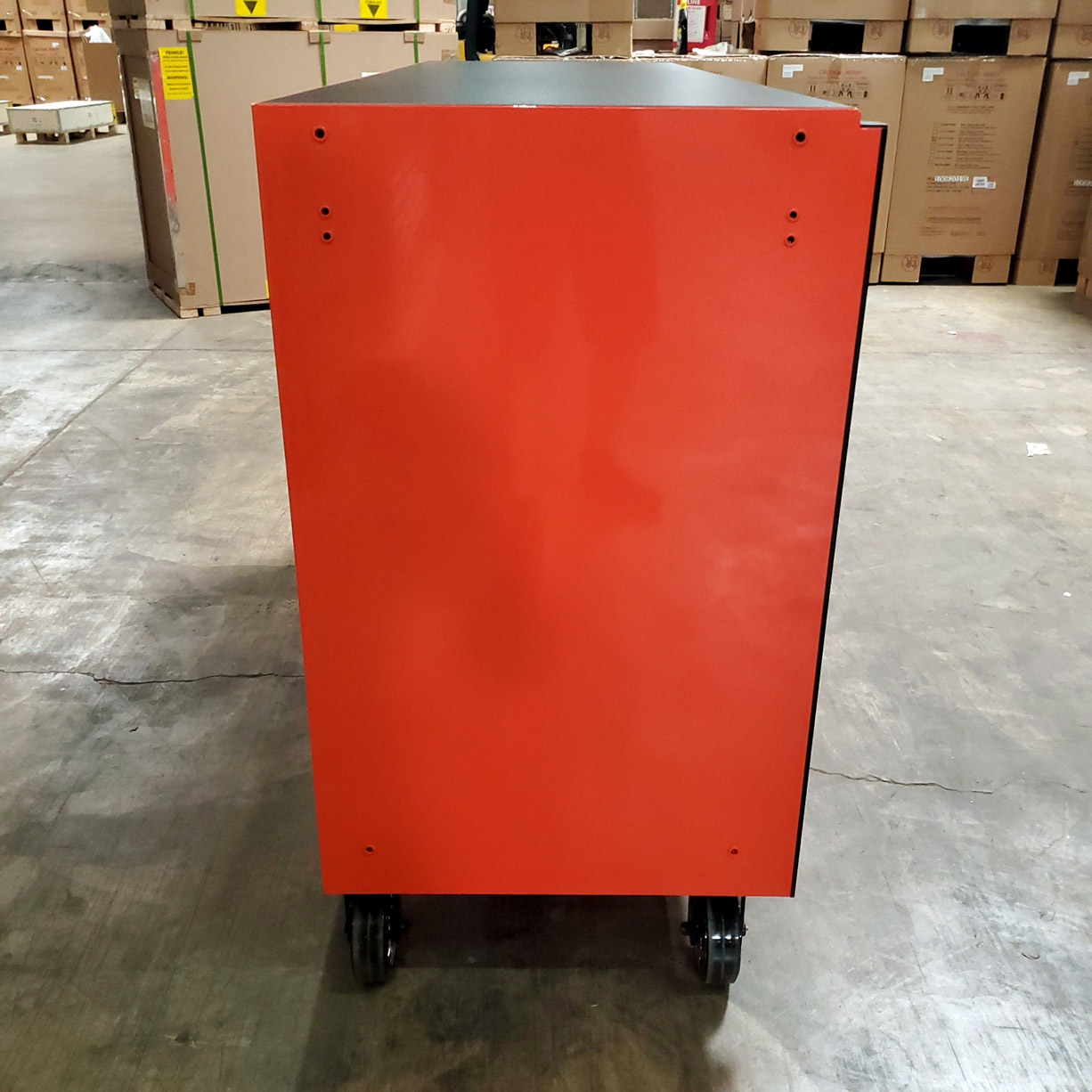 used toolboxScratch & Dent, Extreme Tools RX Series 72 19 Drawers 25 Deep Roller Cabinet, Orange, 150 lbs. Slides C Showroom Demo