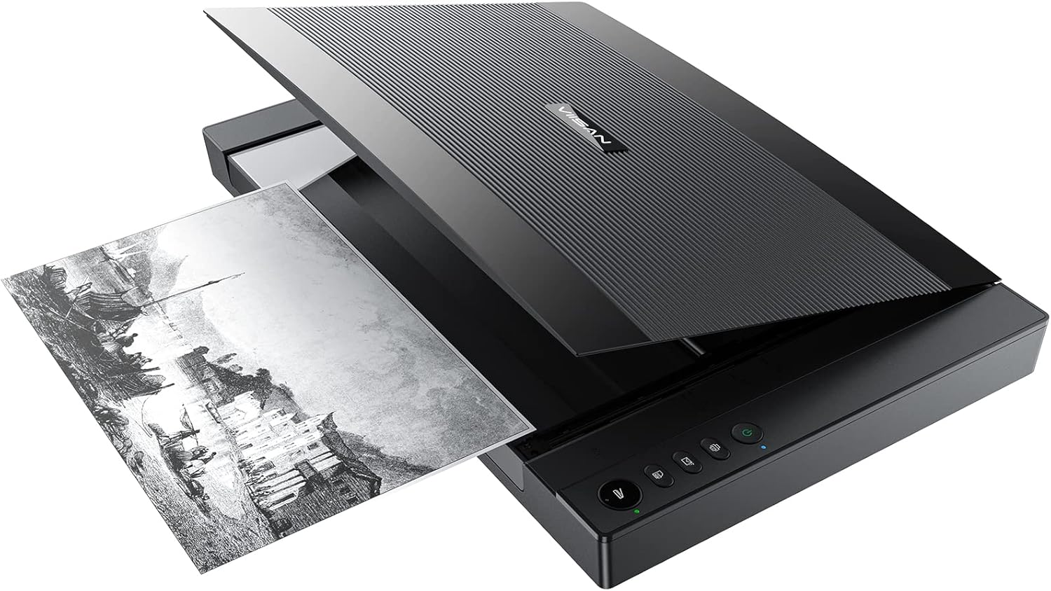 VIISAN 3240 A3 Large Format Scanner,Color Receipt & Document & Photo & Book & Art & CAD Scanner