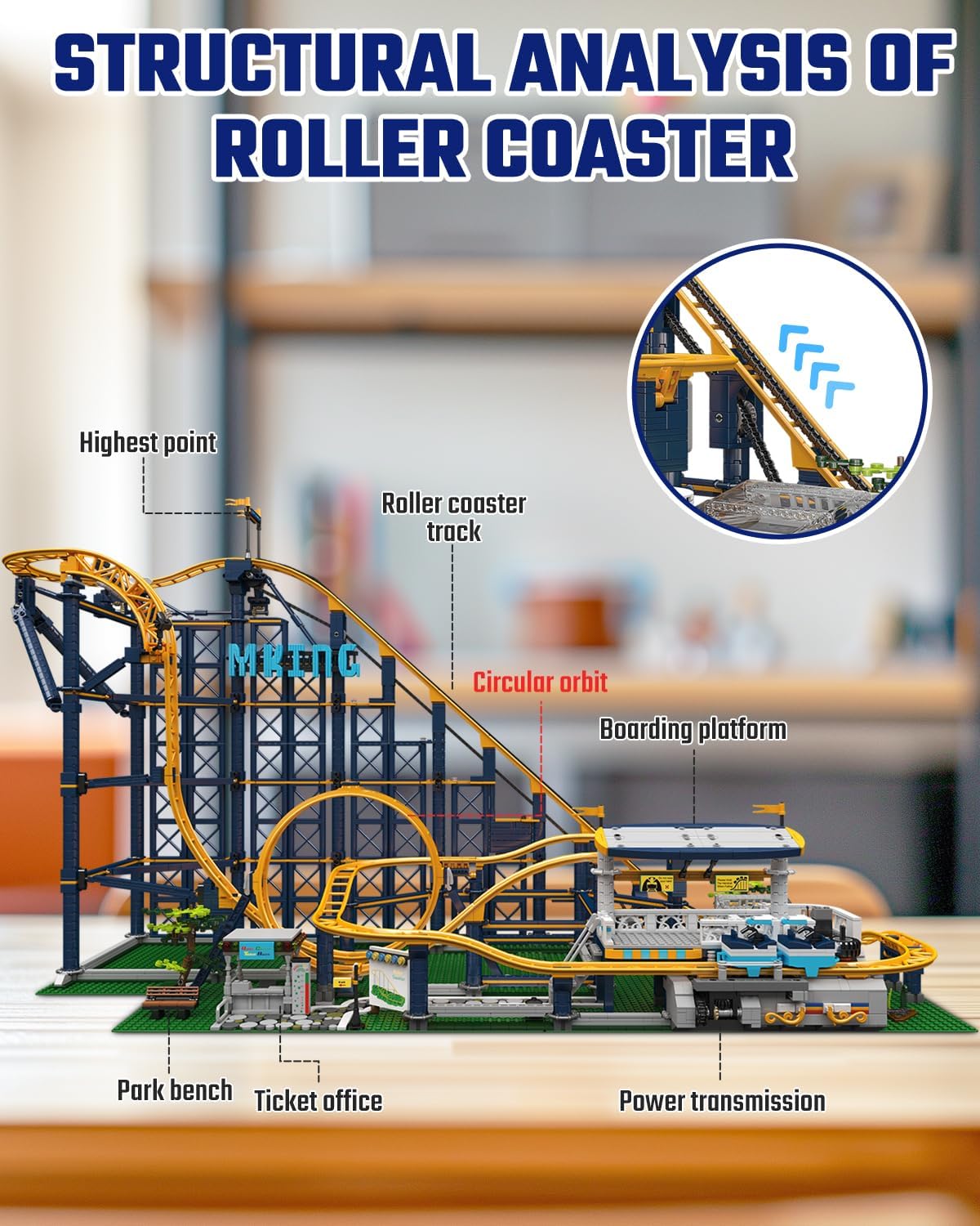 Roller Coaster Building Blocks Sets