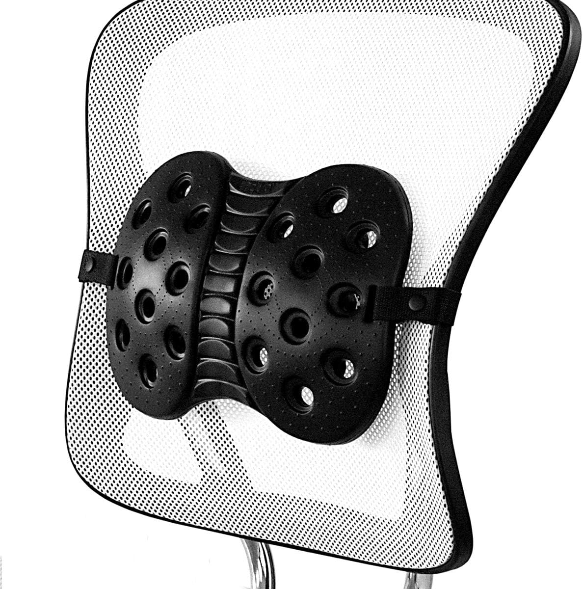 BackJoy SitzRight Wedge Seat Cushion Lumbar Support, Designed for Spine and Lower Back Pain, Coccyx, Sciatica, Ergonomic, Adjustable, Breathable