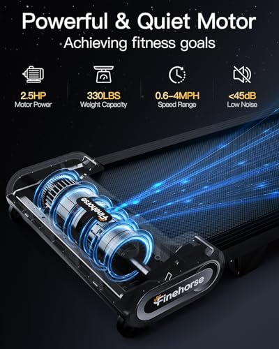 13% 6-Level Walking Pad with Auto Incline - Treadmill with Auto Incline and Remote Control