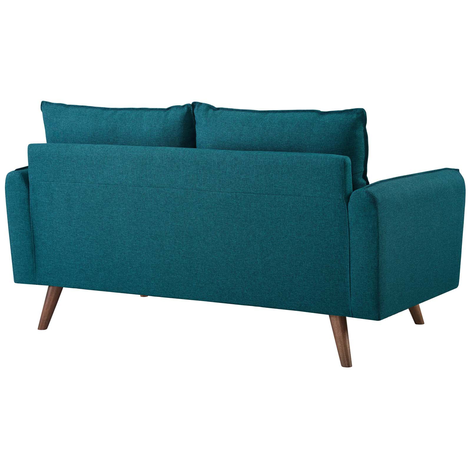 Modway Revive Upholstered Fabric Loveseat in Teal
