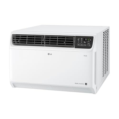 LG 12,000 BTU Dual Inverter Smart Window Air Conditioner, Cools 550 Sq. Ft., Ultra Quiet Operation, Up to 35% More Energy Savings, Energy Star