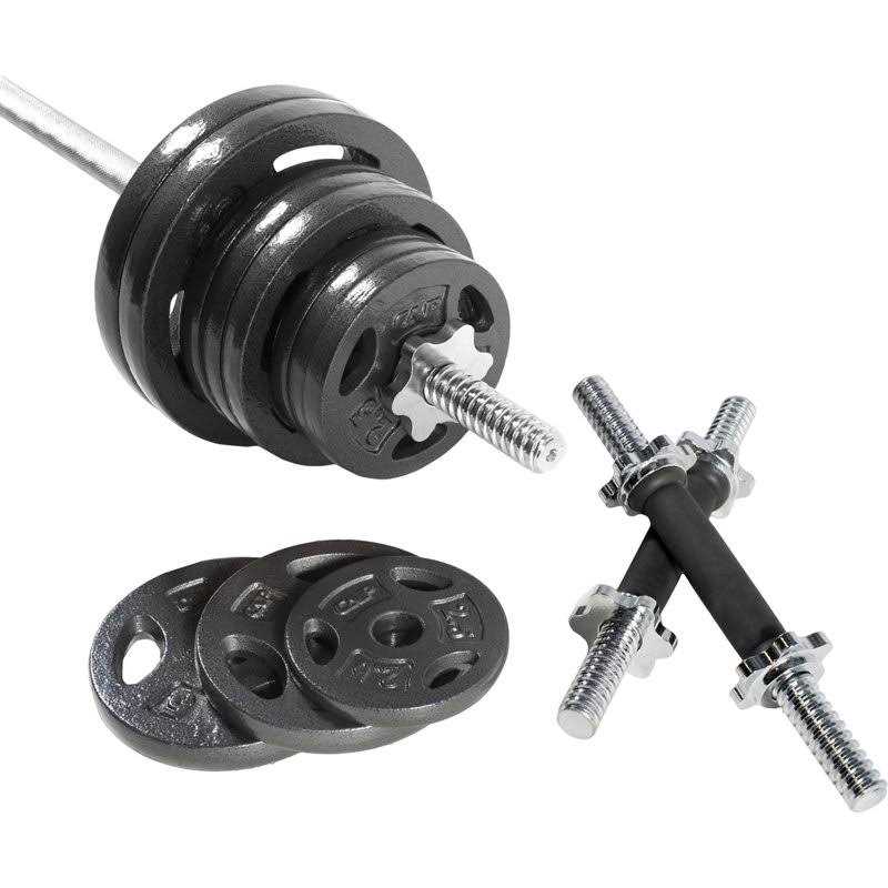CAP Barbell 110 lb. Regular Grip Barbell Weight Set - Sports Supplies Online Store